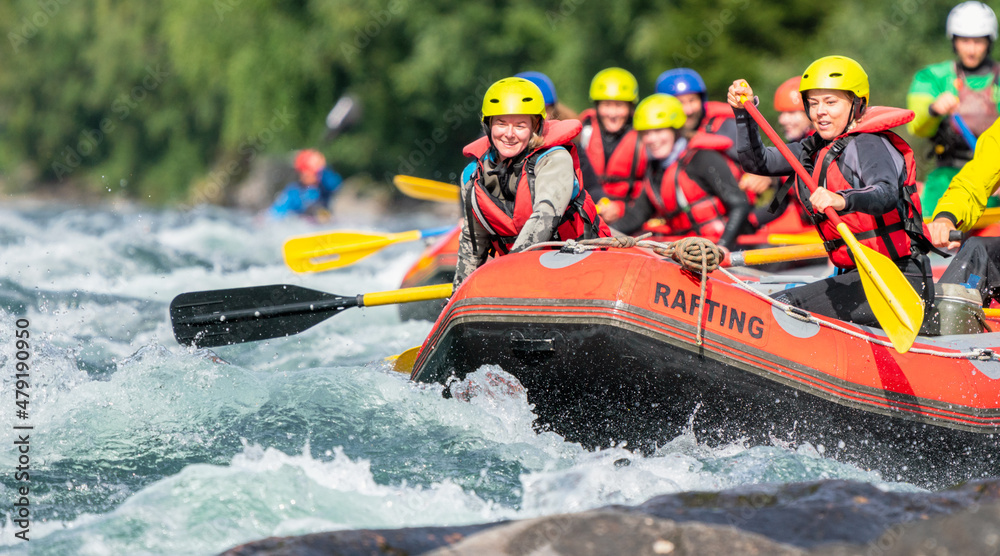 Water rafting adventure