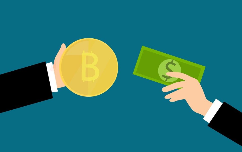 this image explain how to cryptocurrency buy and store