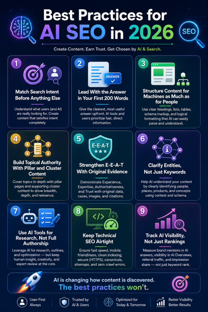 Best SEO Practices for AI SEO